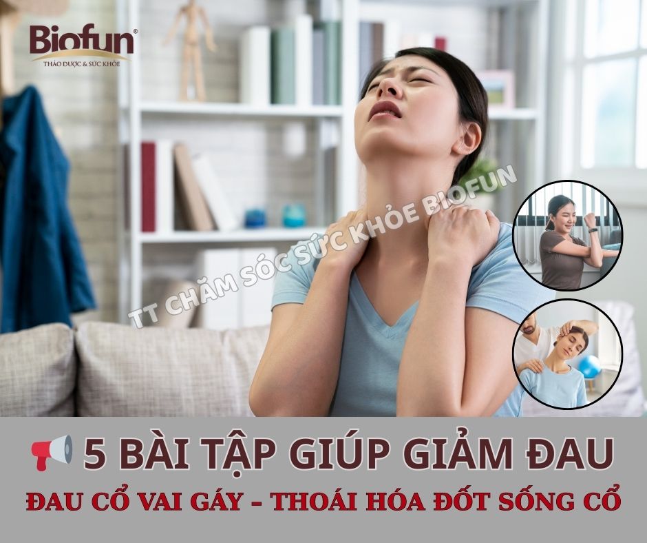 5 Bài tập cổ vai gáy thoái hóa đốt sống cổ tại nhà