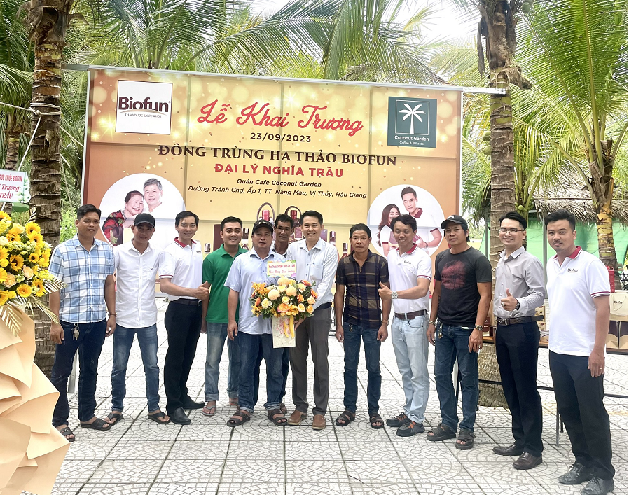 Đại Lý Rượu ĐTHT Biofun - Nghĩa Trầu (Coconut Garden) tại Hậu Giang