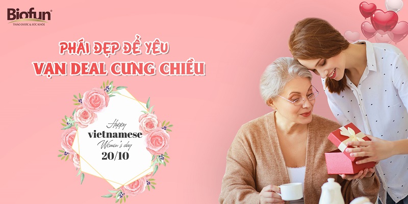 [Chương trình khuyến mại 20-10] PHÁI ĐẸP ĐỂ YÊU - VẠN DEAL CƯNG CHIỀU 